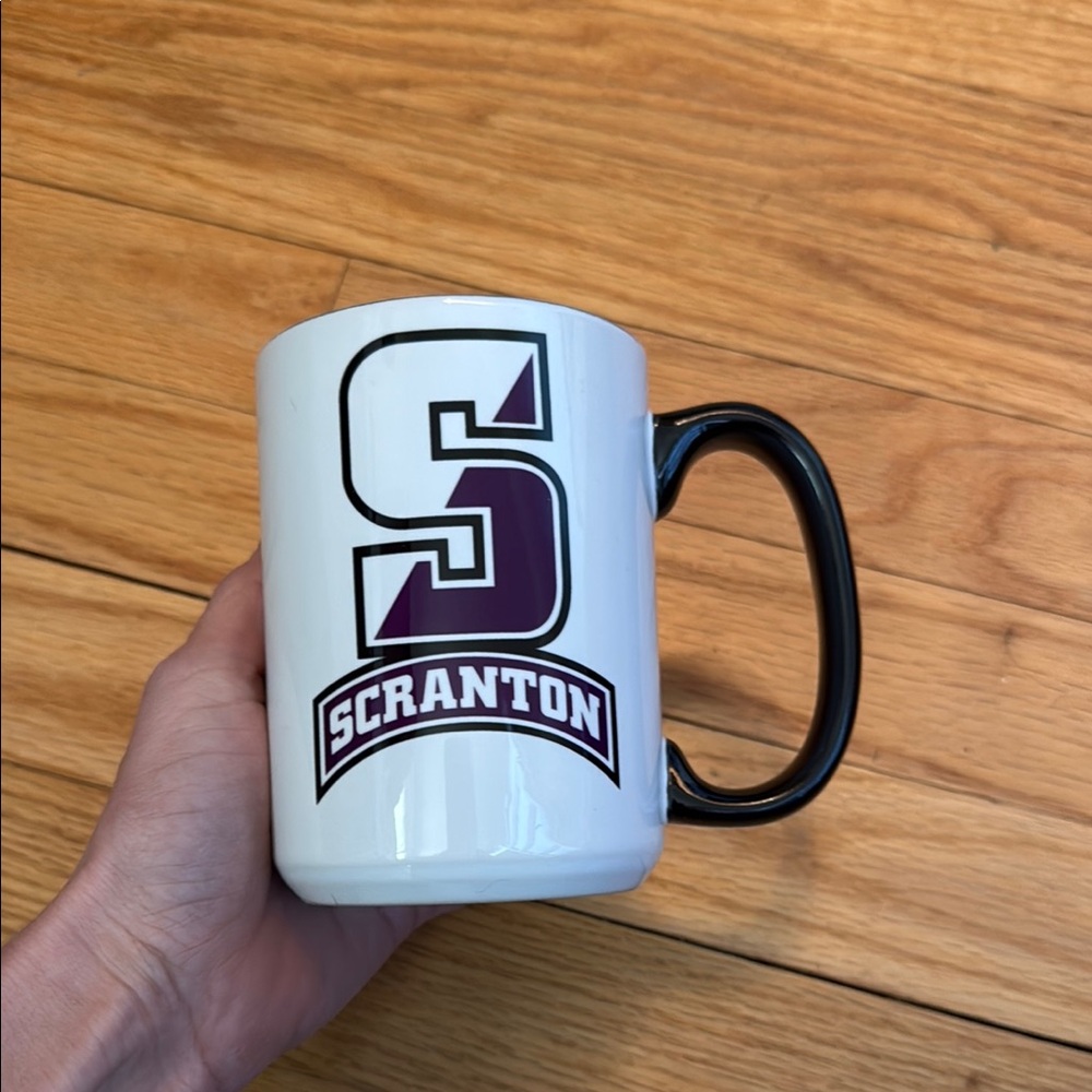 University of Scranton White and Black Mug